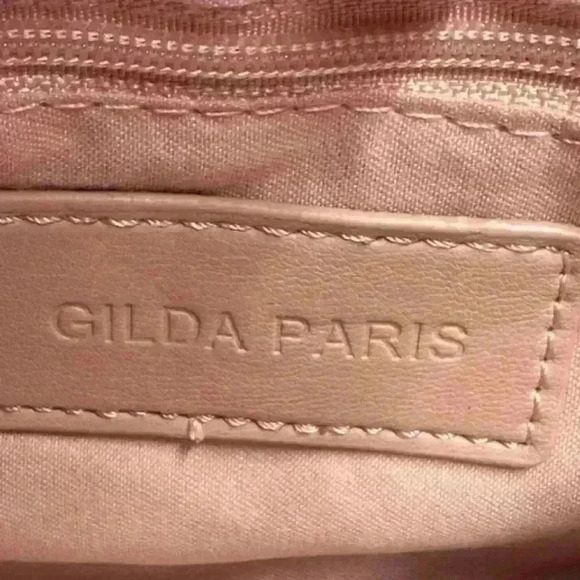 NWT GILDA PARIS GGH-521 Quilted Messenger Shoulder Bag in Blush - Picture 6 of 11